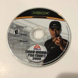 Tiger Woods PGA Tour 2005, XBOX Video Game, Disc Only, Tested